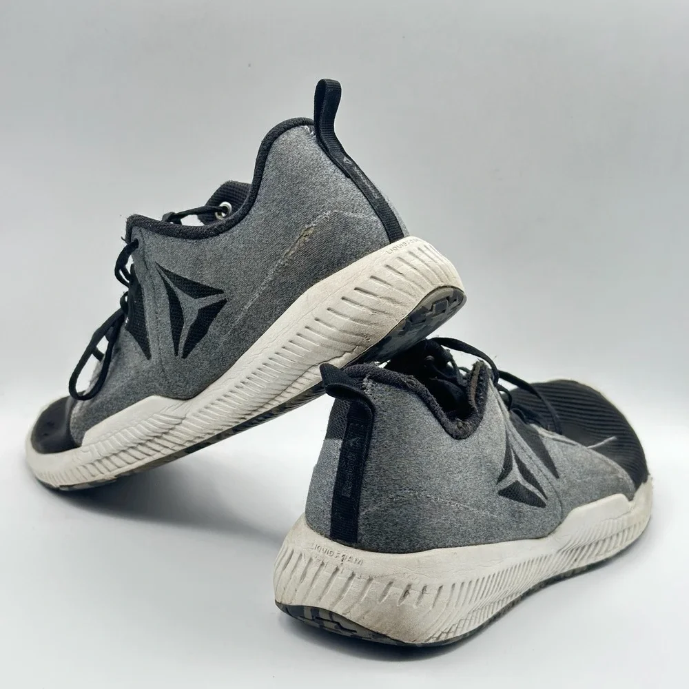 Reebok Mens Liquid Foam‎ Training Shoes Black Grey CN7005 Size 11